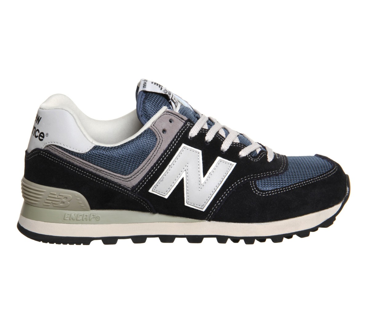 new balance ml574 bleu marine argent bleu femme training chaussures